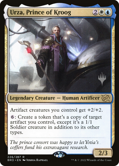 Urza, Prince of Kroog (PPBRO-226P) - rare - Foil