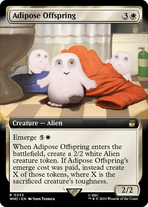Adipose Offspring (WHO-333) - rare: (Extended Art) - Foil