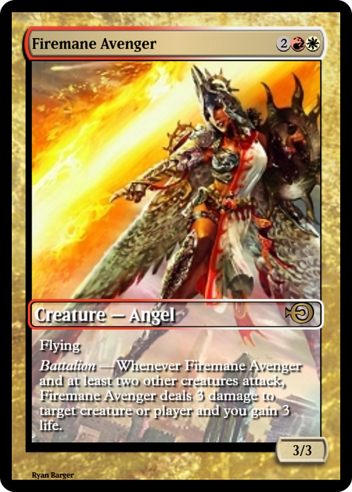 Firemane Avenger (PRM-47991) - rare - Foil