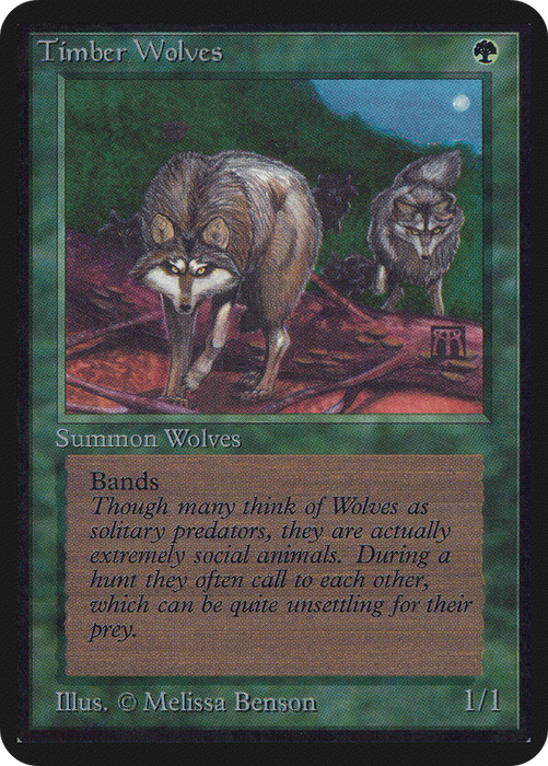 Timber Wolves (LEA-219) - rare