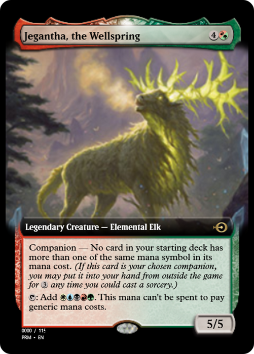 Jegantha, the Wellspring (PRM-80811) - rare: (companion) - Foil