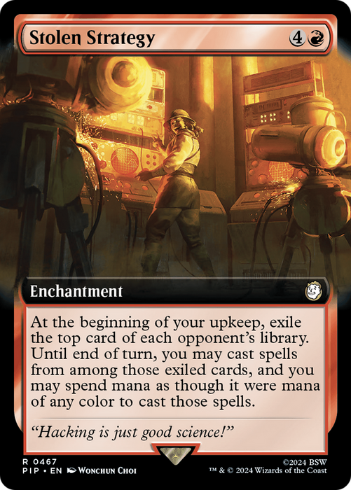 Stolen Strategy (PIP-467) - rare: (Extended Art)