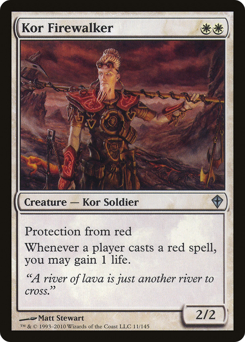 Kor Firewalker (WWK-011) - uncommon - Foil