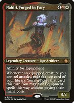Nahiri, Forged in Fury (MAT-136) - mythic - Etched Foil