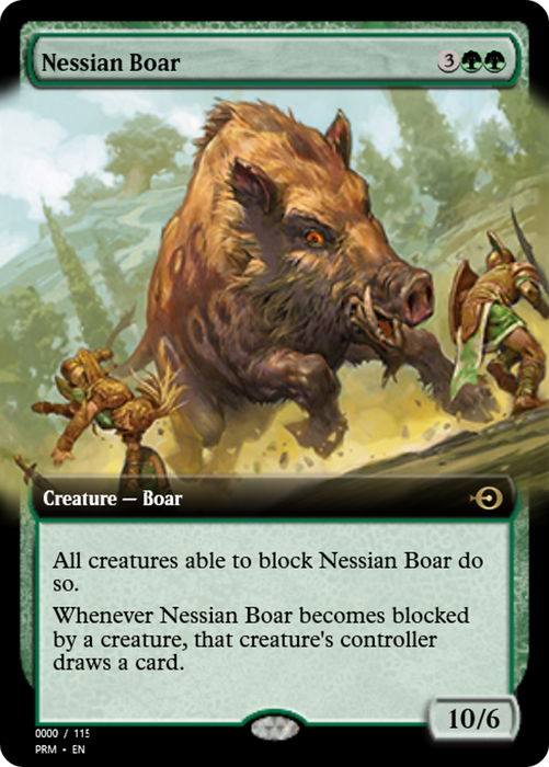 Nessian Boar (PRM-79911) - rare