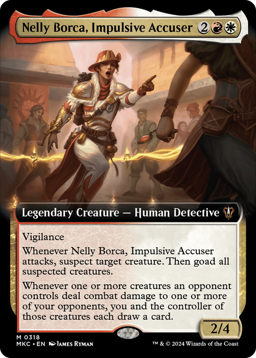 Nelly Borca, Impulsive Accuser (MKC-318) - mythic: (Extended Art) - Foil