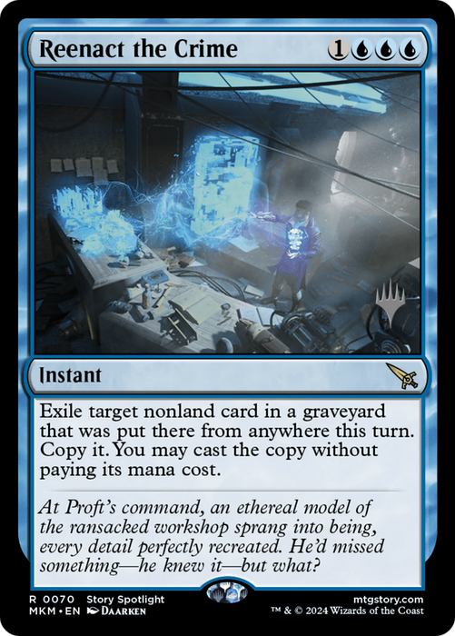 Reenact the Crime (PPMKM-70P) - rare - Foil