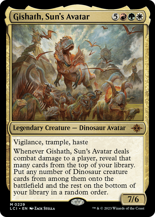 Gishath, Sun's Avatar (LCI-229) - mythic - Foil