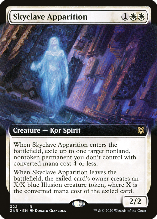 Skyclave Apparition (ZNR-322) - rare: (Extended Art)