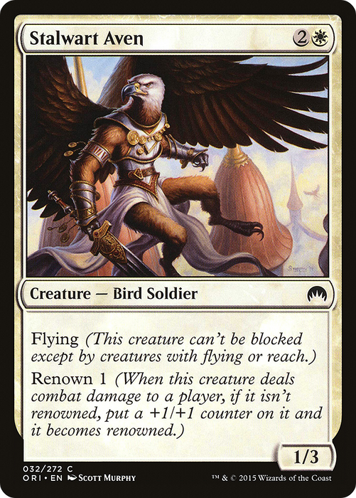 Stalwart Aven (ORI-032) - common - Foil