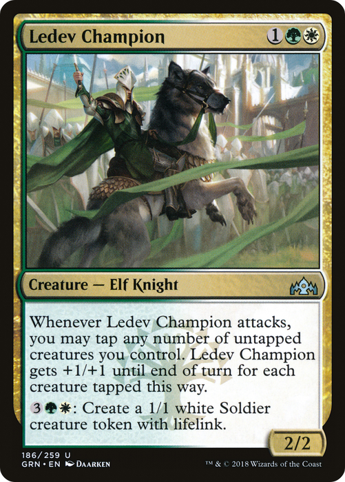 Ledev Champion (GRN-186) - uncommon - Foil