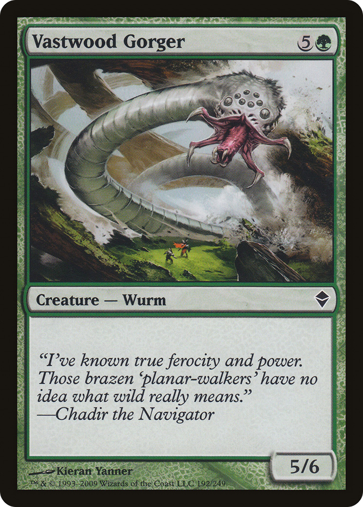 Vastwood Gorger (ZEN-192) - common - Foil