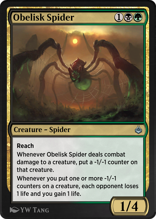 Obelisk Spider (AKR-249) - uncommon