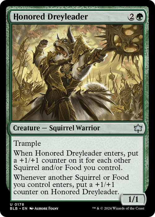 Honored Dreyleader (BLB-178) - uncommon - Foil