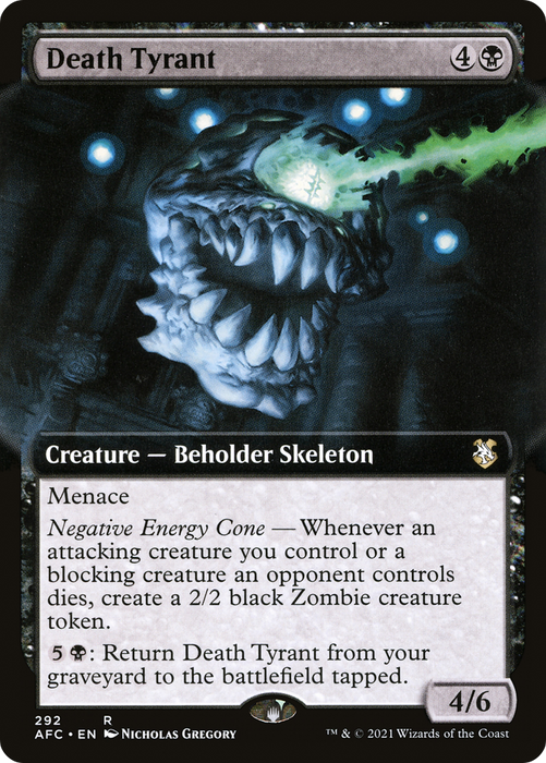 Death Tyrant (AFC-292) - rare: (Extended Art)