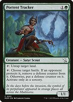 Portent Tracker (MOM-201) - common - Foil
