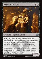 Krumar Initiate (TDM-084) - uncommon - Foil