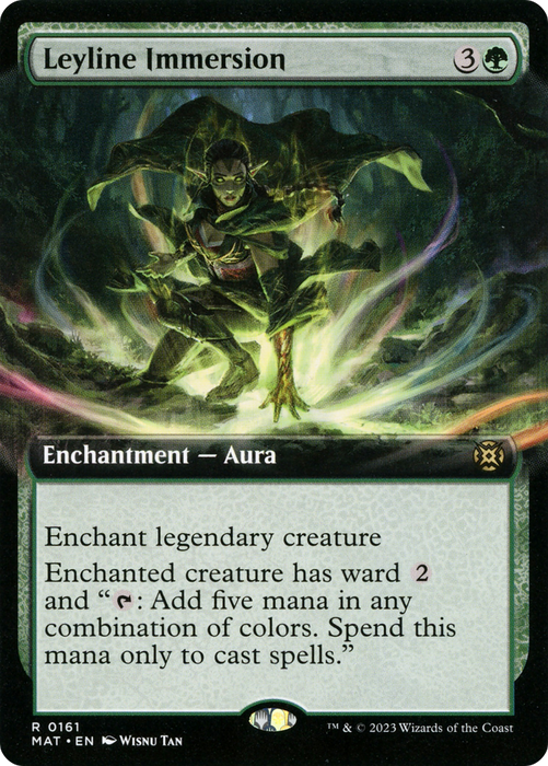 Leyline Immersion (MAT-161) - rare: (Extended Art) - Foil