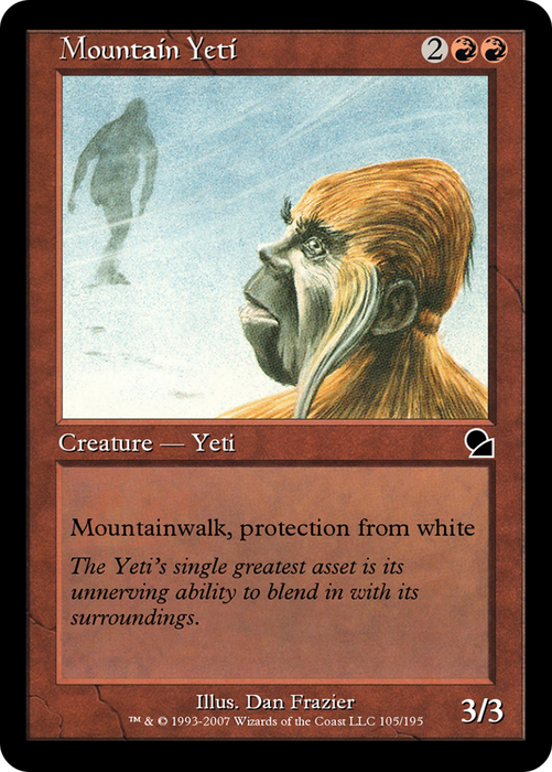 Mountain Yeti (ME1-105) - common - Foil