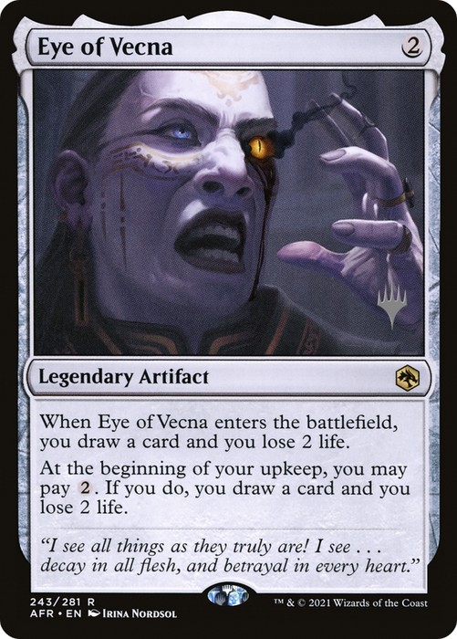 Eye of Vecna (PPAFR-243P) - rare - Foil