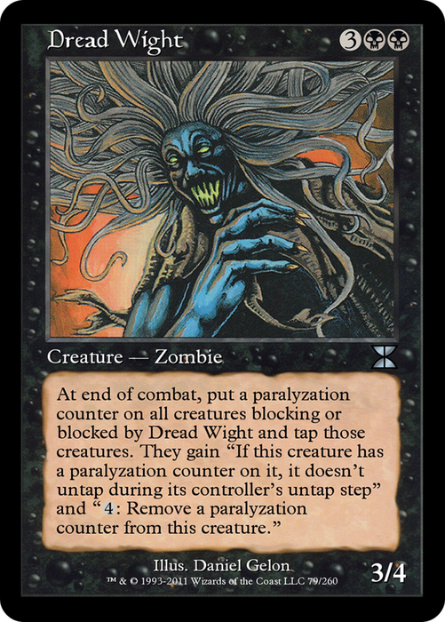 Dread Wight (ME4-079) - uncommon - Foil