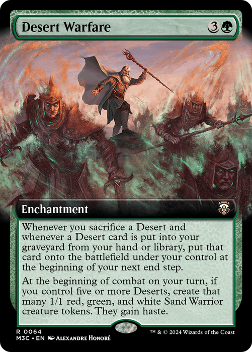 Desert Warfare (M3C-064) - rare: (Extended Art) - Foil