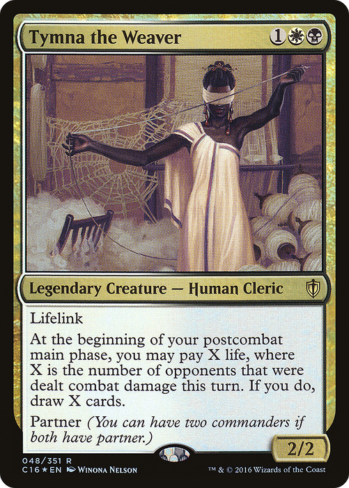 Tymna the Weaver (C16-048) - rare - Foil