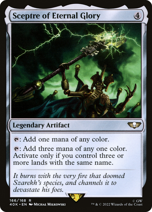 Sceptre of Eternal Glory (40K-166) - rare