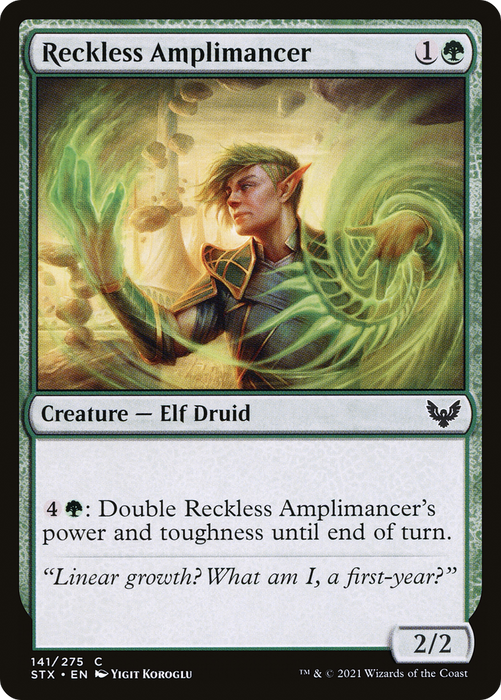 Reckless Amplimancer (STX-141) - common - Foil