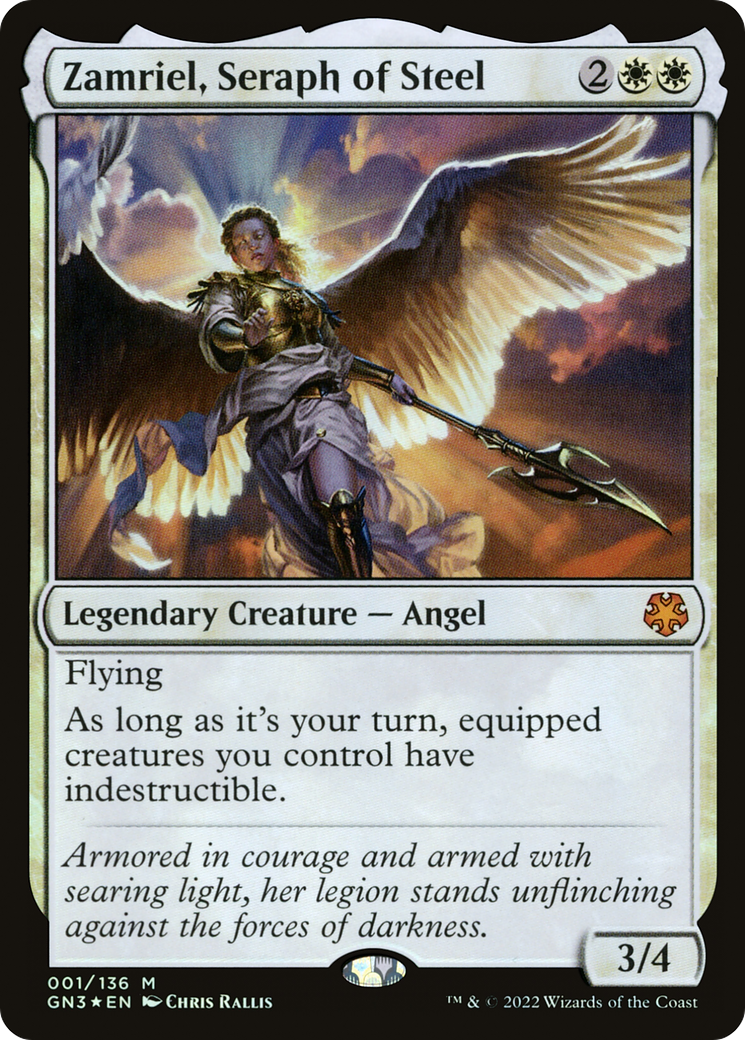 Zamriel, Seraph of Steel (GN3-001) - mythic - Foil