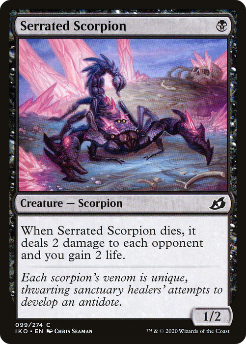 Serrated Scorpion (IKO-099) - common