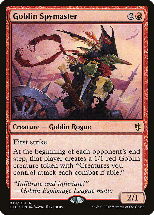 Goblin Spymaster (C16-019) - rare