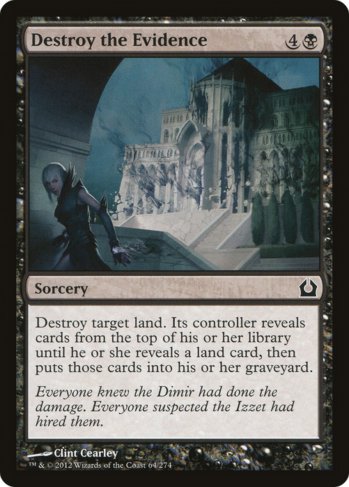 Destroy the Evidence (RTR-064) - common - Foil