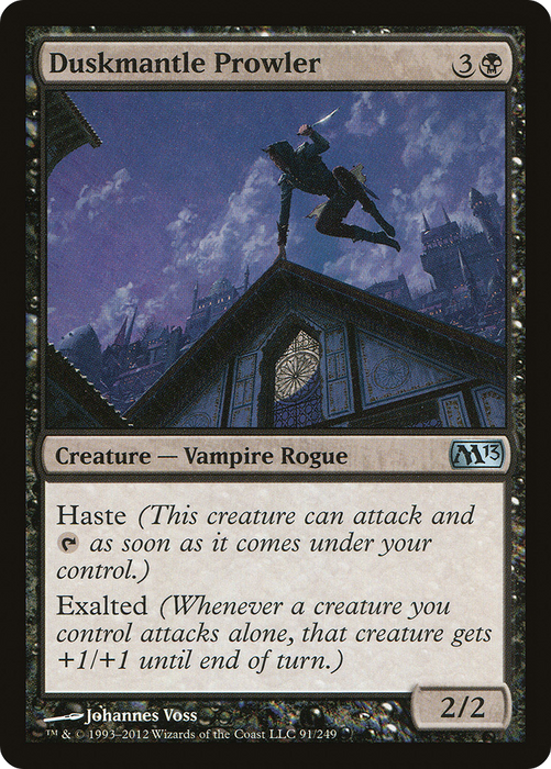 Duskmantle Prowler (M13-091) - uncommon - Foil