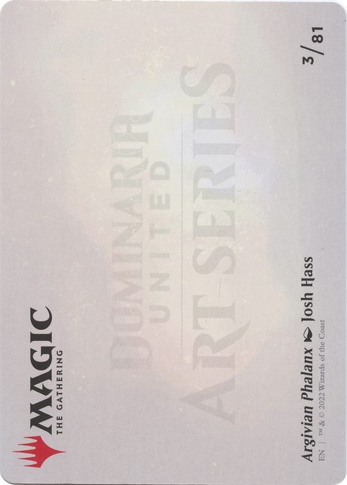 Argivian Phalanx // Argivian Phalanx (ADMU-003) - common (Borderless) - Foil