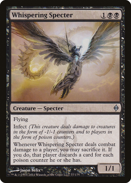Whispering Specter (NPH-077) - uncommon - Foil