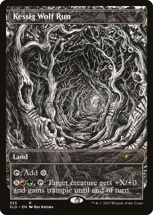 Kessig Wolf Run (SLD-355) - rare - Foil