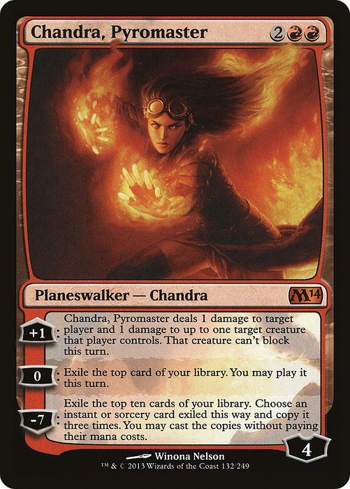 Chandra, Pyromaster (M14-132) - mythic