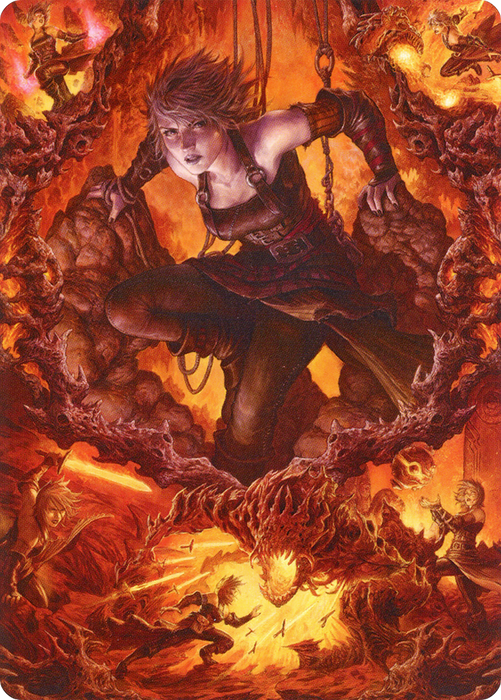 Nahiri, Heir of the Ancients // Nahiri, Heir of the Ancients (AZNR-004) - common (Borderless) - Foil