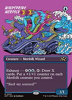 Mindspring Merfolk (DFT-335) - rare (Borderless)