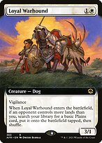 Loyal Warhound (AFR-363) - rare: (Extended Art)