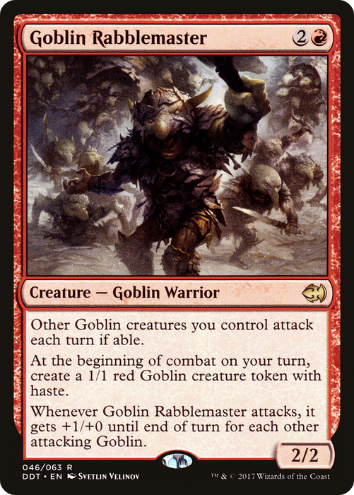 Goblin Rabblemaster (DDT-046) - rare