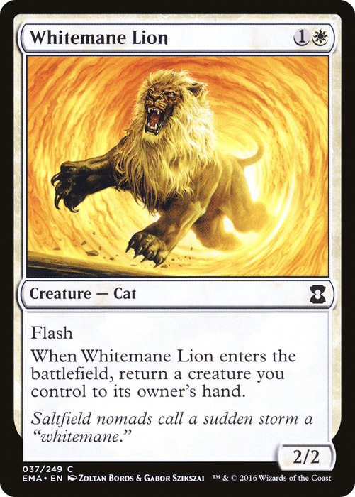 Whitemane Lion (EMA-037) - common - Foil