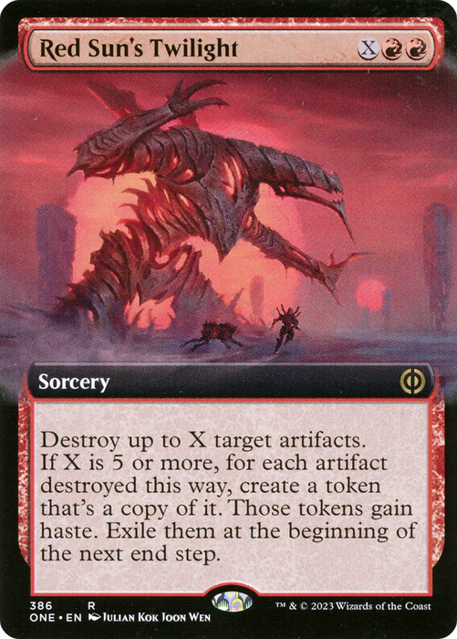 Red Sun's Twilight (ONE-386) - rare: (Extended Art)