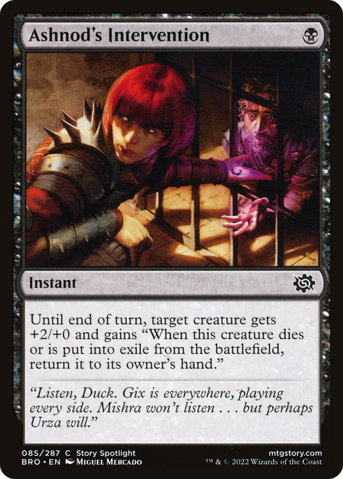 Ashnod's Intervention (BRO-085) - common - Foil