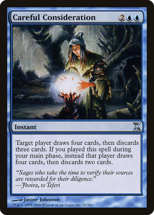 Careful Consideration (TSP-052) - uncommon - Foil