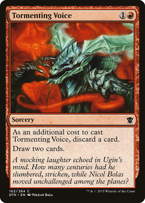 Tormenting Voice (DTK-163) - common - Foil