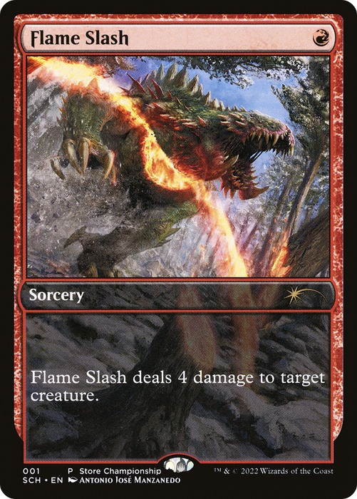 Flame Slash (GAME-001) - rare