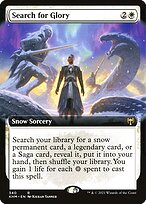 Search for Glory (KHM-340) - rare: (Extended Art, snow) - Foil