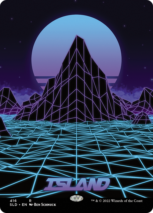 Island (SLD-416) - rare (Borderless)